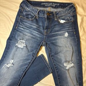 American Eagle Distressed Skinny Jeans